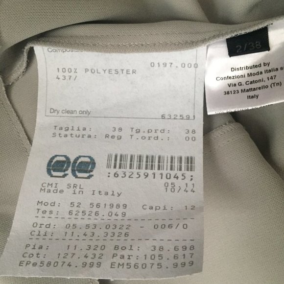 MIU MIU Black Chiffon Skirt MADE IN ITALY - Picture 6 of 6